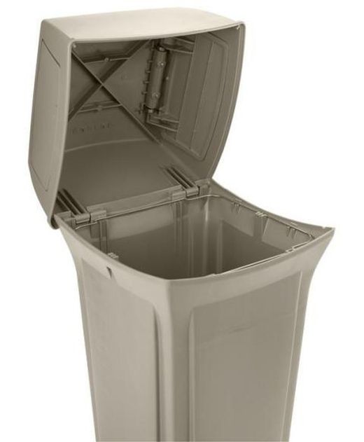 Contenedor ranger 132,5 lt  con tapa de dos aberturas