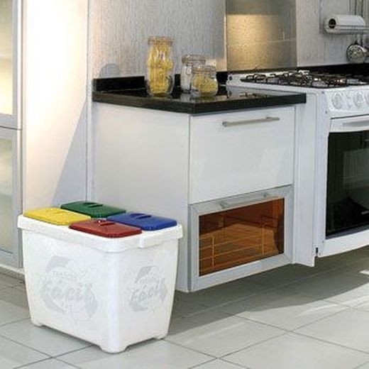 Contenedor recicla fácil
