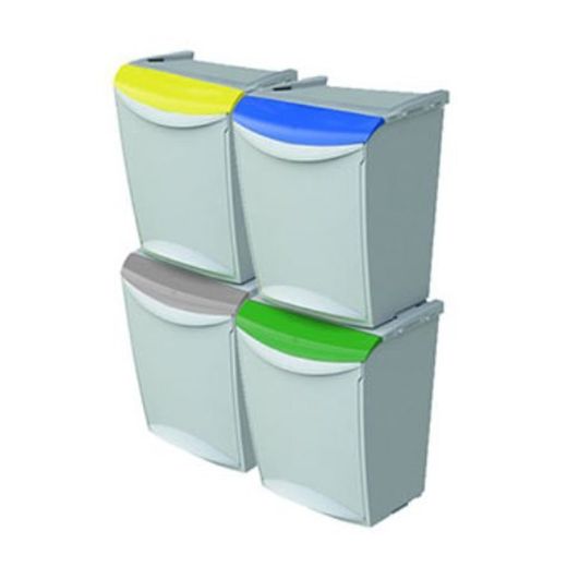 Contenedor residuos apilable recycling