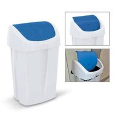 Contenedor residuos binny tapa basculante y pedal