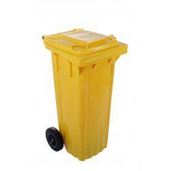 Contenedores 80 litros tapa abatible con 4 ruedas 200mm