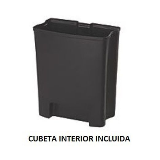 Contenedores con pedal lateral rubbermaid