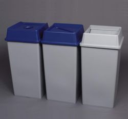 Contenedores de reciclaje cuadrado styleline