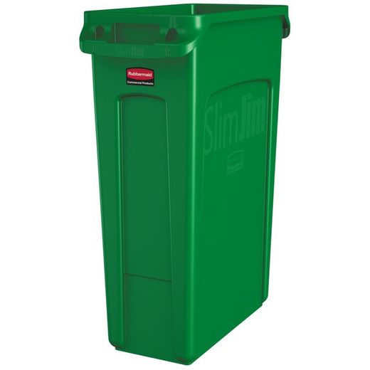 Contenedores de reciclaje slim jim de rubbermaid 60lts. y 87lt