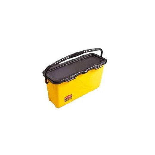 Cubo desinfección cierre hermético para mopas rubbermaid