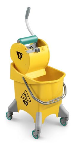 Cubo con prensa a rodillo dry