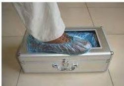 Dispensador cubre zapatos automático aluminio