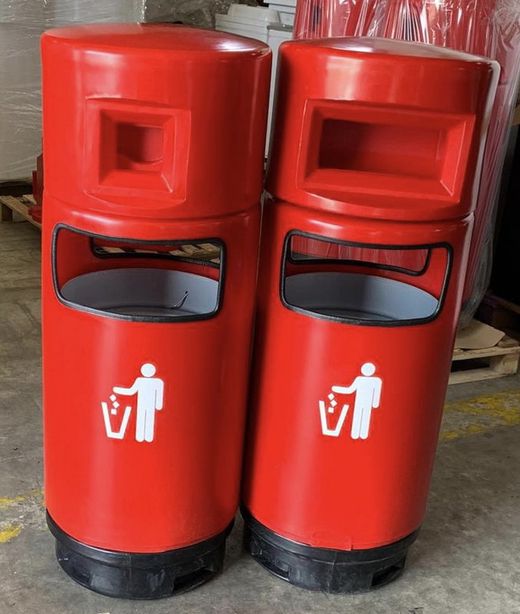 Dispensador para papeleras gasolineras de papel y guantes anti-fuego