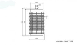 Eliminador insectos mod farol-p-102