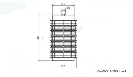 Eliminador insectos mod farol-p-102