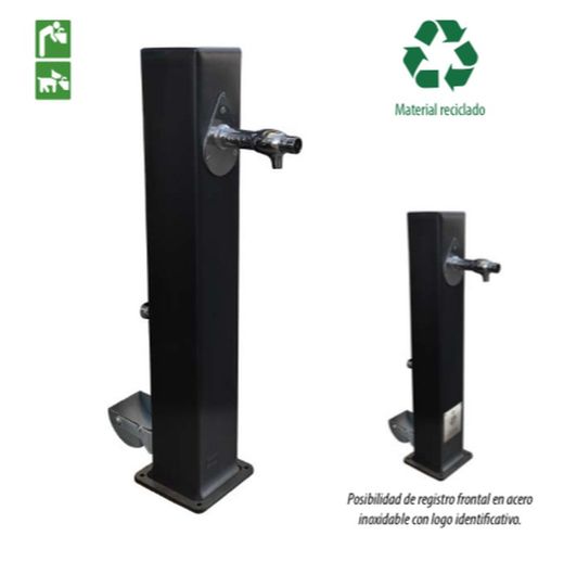 Fuente Mod. Fox  polímero termoplástico reciclado