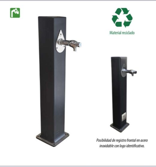 Fuente Urbana Mod. Drop fabricada Plástico reciclado