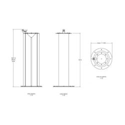 Fuente  urbana modelo sputnik v-3102