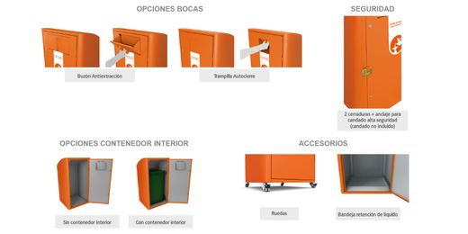 Contenedor recogida de aceites Domestico