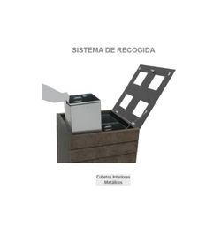 Papelera 180lts multiresiduos