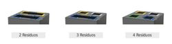Papelera 180lts multiresiduos