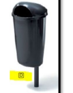 Papelera 50lts para colgar en farola