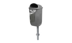 Papelera Canina beagle bin 50 L. con dispensador de bolsas