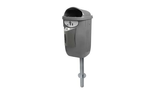 Papelera Canina beagle bin 50 L. con dispensador de bolsas