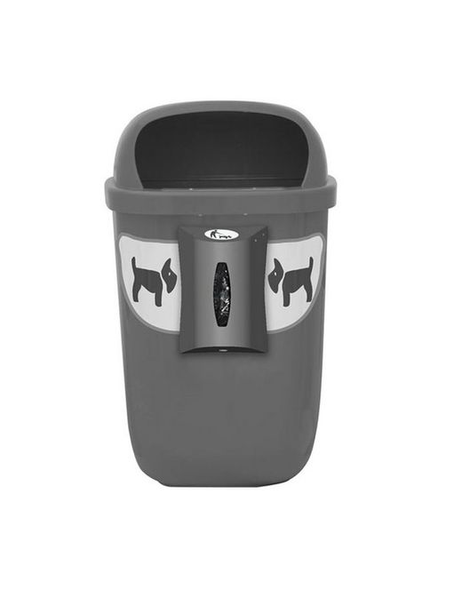 Papelera Canina beagle bin 50 L. con dispensador de bolsas