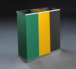 Papelera clasificación por colores 3 Residuos 28lts