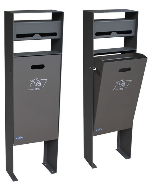 Papelera con dispensador bolas Can