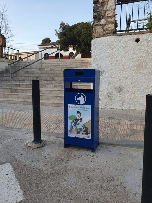 Papelera con Dispensador bolsitas para perro