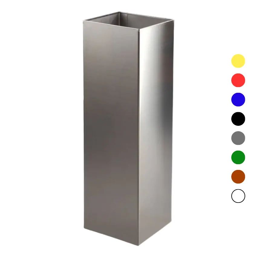 Papelera cuadrada 25 litros pintada Papelera cuadrada 25 litros pintada Amarillo