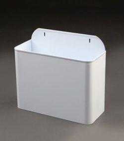 Papelera estándar mural pintada