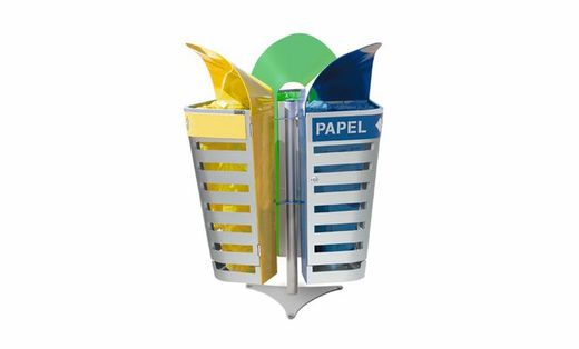 Papelera isla selectiva mod. Sídney