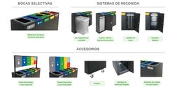 Papelera multiresiduos de recogida selectiva