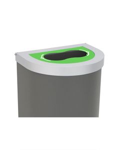 Papelera niza recogida selectiva 65 l.