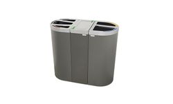 Papelera niza recogida selectiva 65 l.