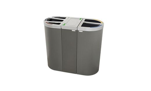Papelera niza recogida selectiva 65 l.