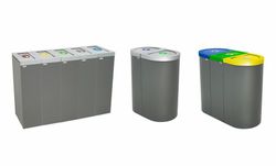 Papelera niza recogida selectiva 95 l.