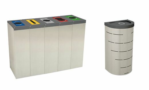 Papelera niza recogida selectiva 95 l.