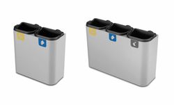 Papelera  para residuos - 2 y 3 residuos  22lt-15lt mod. Venus