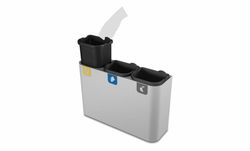 Papelera  para residuos - 2 y 3 residuos  22lt-15lt mod. Venus