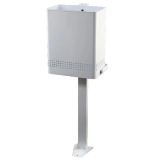 Papelera parking con soporte suelo
