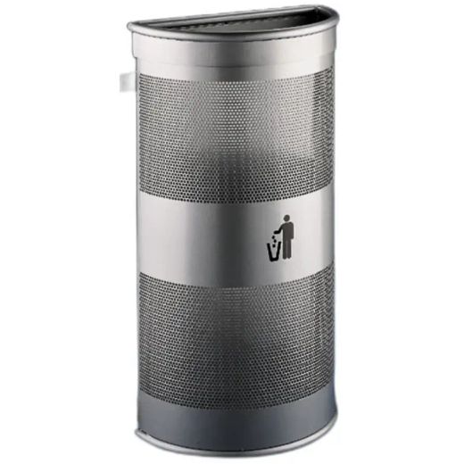 Papelera perforada semicircular 90l