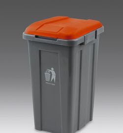 Papelera plástico 50l