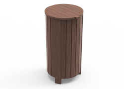 Papelera plástico reciclado