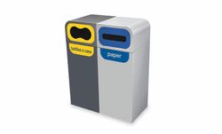 Papelera exterior recogida residuos 120lts