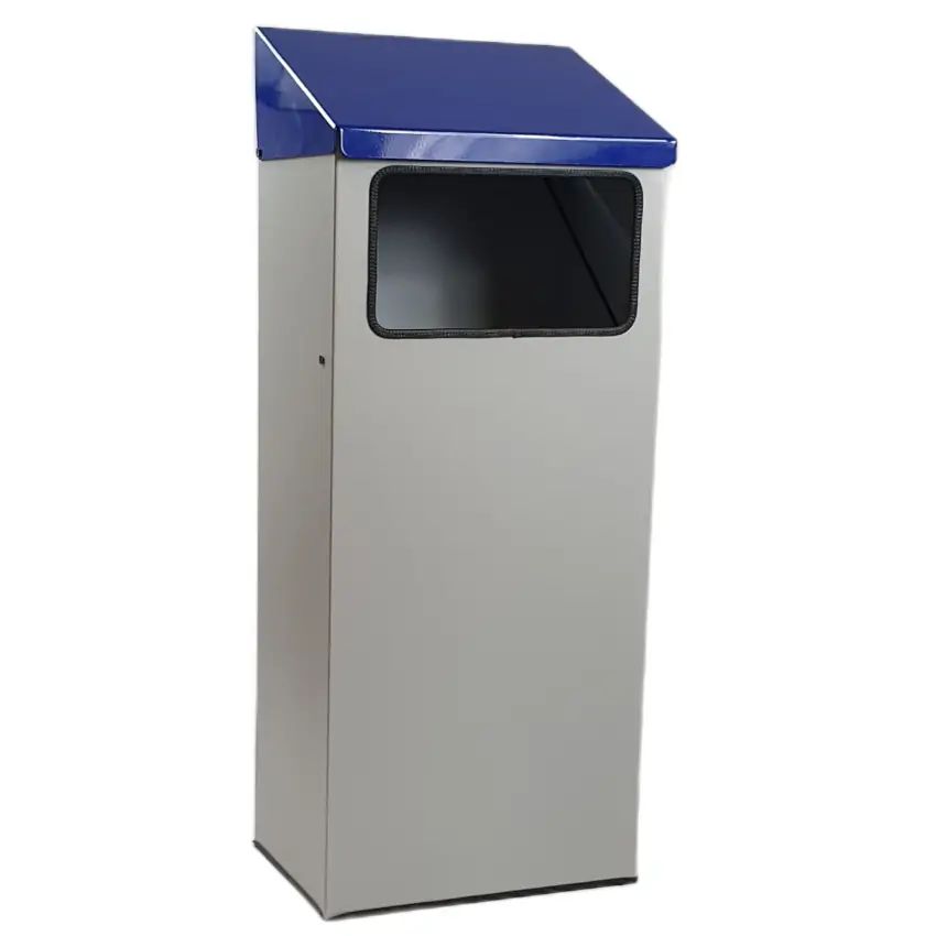 Papelera rectangular 70l Papelera tapa amarilla