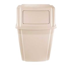 Papelera rubbermaid mural slim jim 56lts