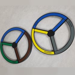 Papelera selectiva 3x42l inox