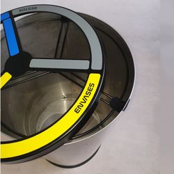 Papelera selectiva 3x42lt metálica