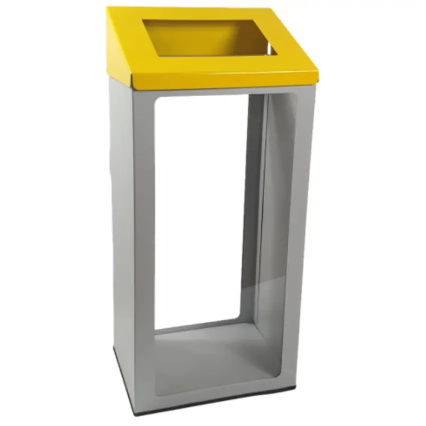 Papelera selectiva 70l acceso visual Papelera selectiva 70lt Tapa color Amarillo