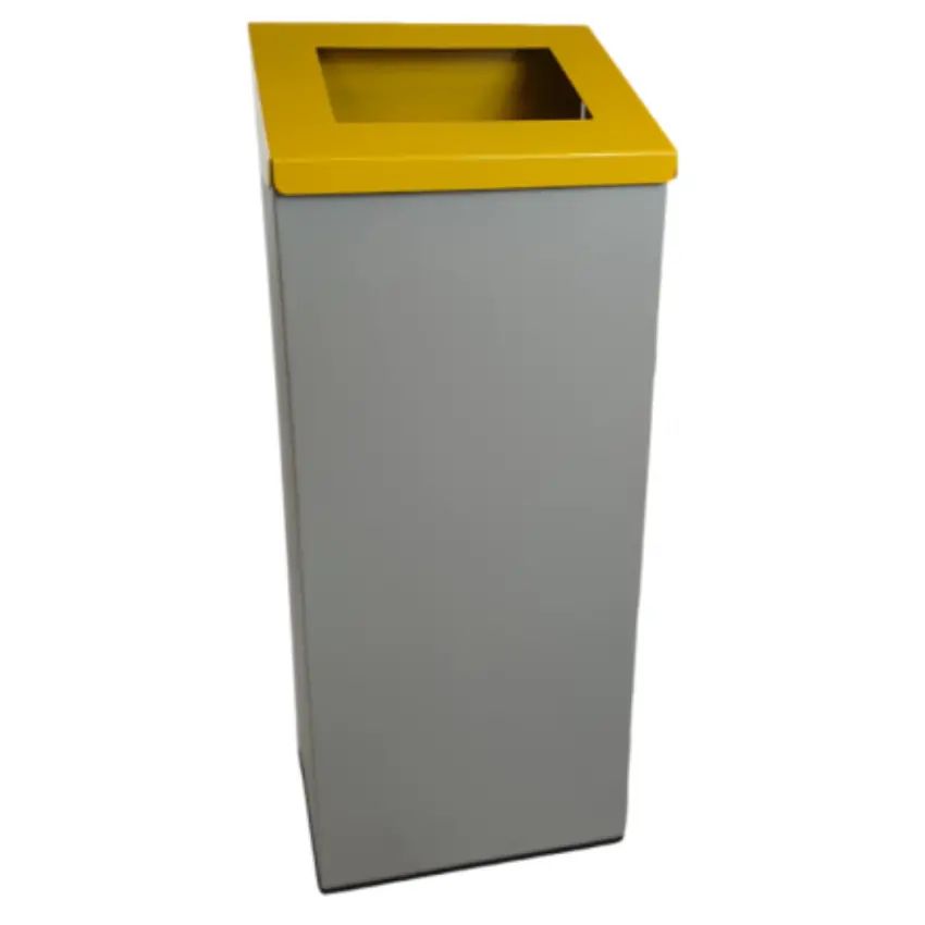 Papelera selectiva 70l con tapa inclinada Papelera selectiva 70lts Tapa color Azul