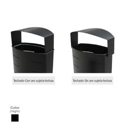 Papelera 60lts selectiva de exterior modelo Praga